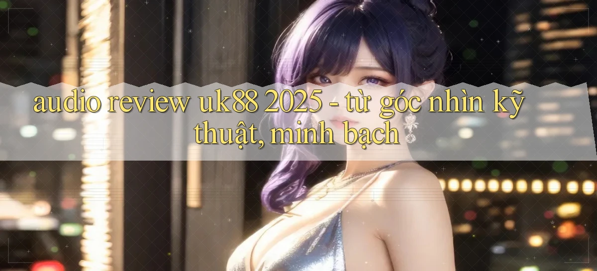 audio review uk88 2025   từ góc nhìn kỹ thuật, minh bạch