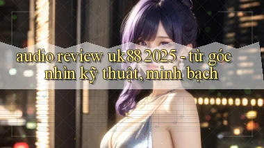 audio review uk88 2025   từ góc nhìn kỹ thuật, minh bạch