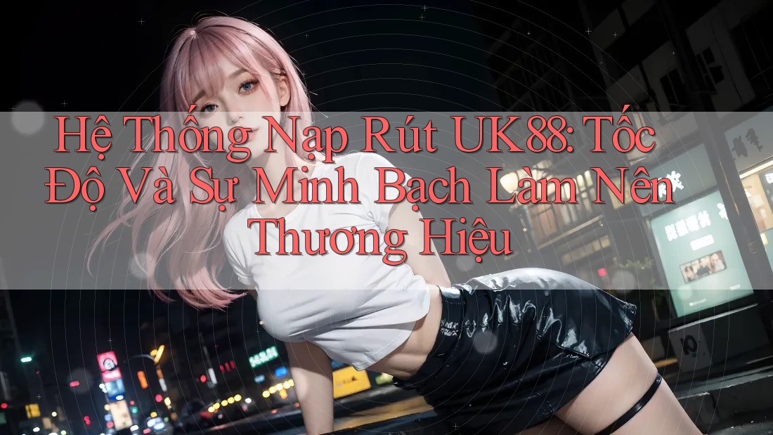 Hệ Thống Nạp Rút UK88: Tốc Độ Và Sự Minh Bạch Làm Nên Thương Hiệu