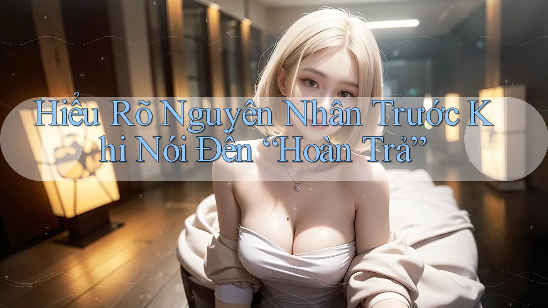 Hiểu Rõ Nguyên Nhân Trước Khi Nói Đến “Hoàn Trả” Hiểu Rõ Nguyên Nhân Trước Khi Nói Đến “Hoàn Trả”
