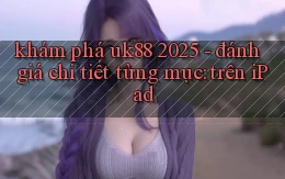 khám phá uk88 2025   đánh giá chi tiết từng mục trên iPad