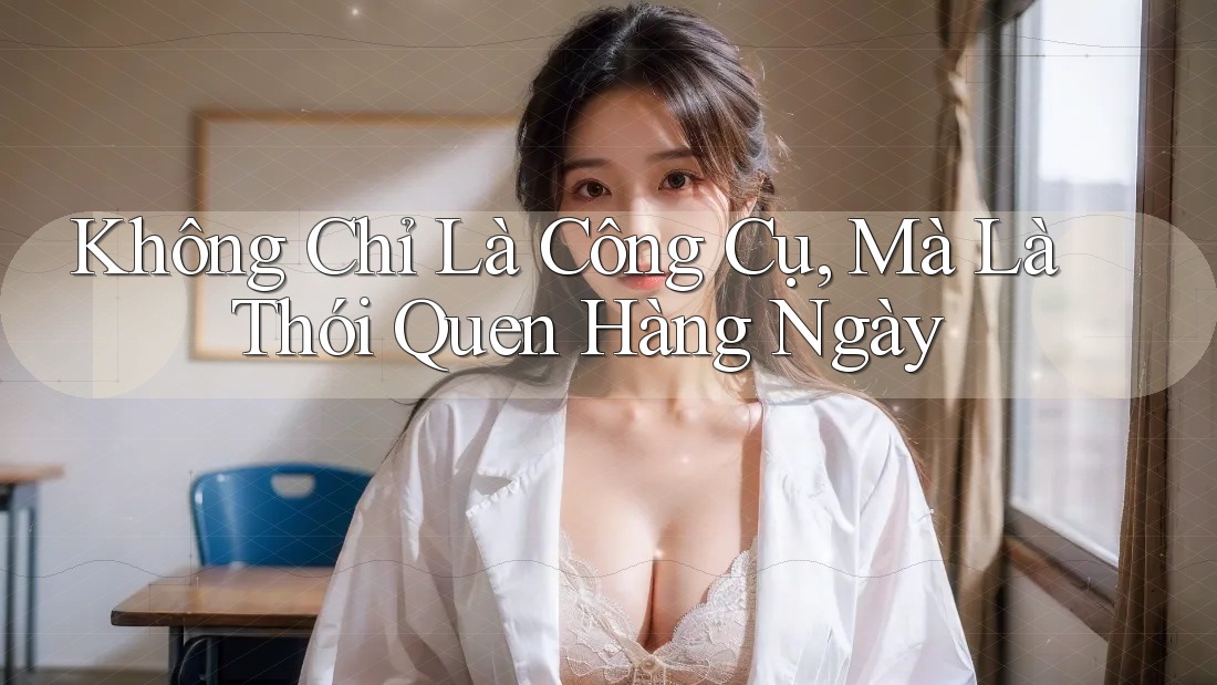 Không Chỉ Là Công Cụ, Mà Là Thói Quen Hàng Ngày Không Chỉ Là Công Cụ, Mà Là Thói Quen Hàng Ngày
