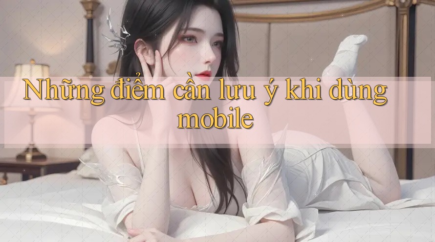 Những điểm cần lưu ý khi dùng mobile Những điểm cần lưu ý khi dùng mobile