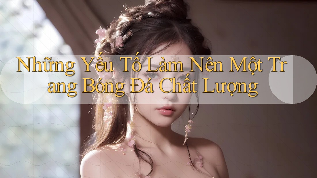 Những Yếu Tố Làm Nên Một Trang Bóng Đá Chất Lượng