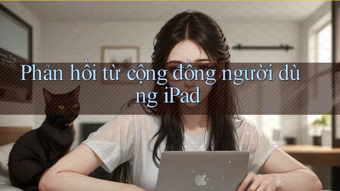 Phản hồi từ cộng đồng người dùng iPad Phản hồi từ cộng đồng người dùng iPad