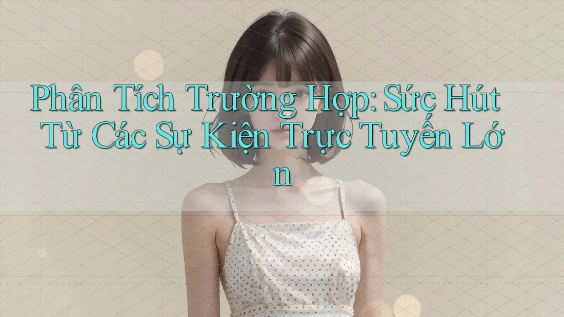 Phân Tích Trường Hợp: Sức Hút Từ Các Sự Kiện Trực Tuyến Lớn