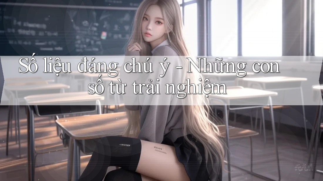 Số liệu đáng chú ý: những con số từ trải nghiệm Số liệu đáng chú ý: những con số từ trải nghiệm