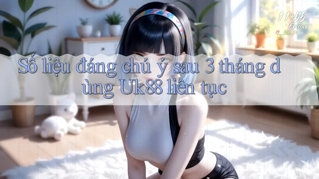 Số liệu đáng chú ý sau 3 tháng dùng Uk88 liên tục Số liệu đáng chú ý sau 3 tháng dùng Uk88 liên tục