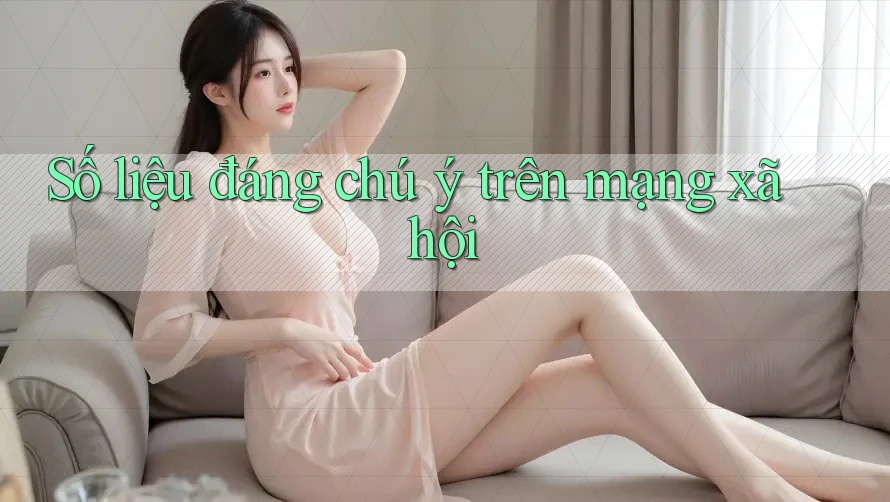 Số liệu đáng chú ý trên mạng xã hội Số liệu đáng chú ý trên mạng xã hội
