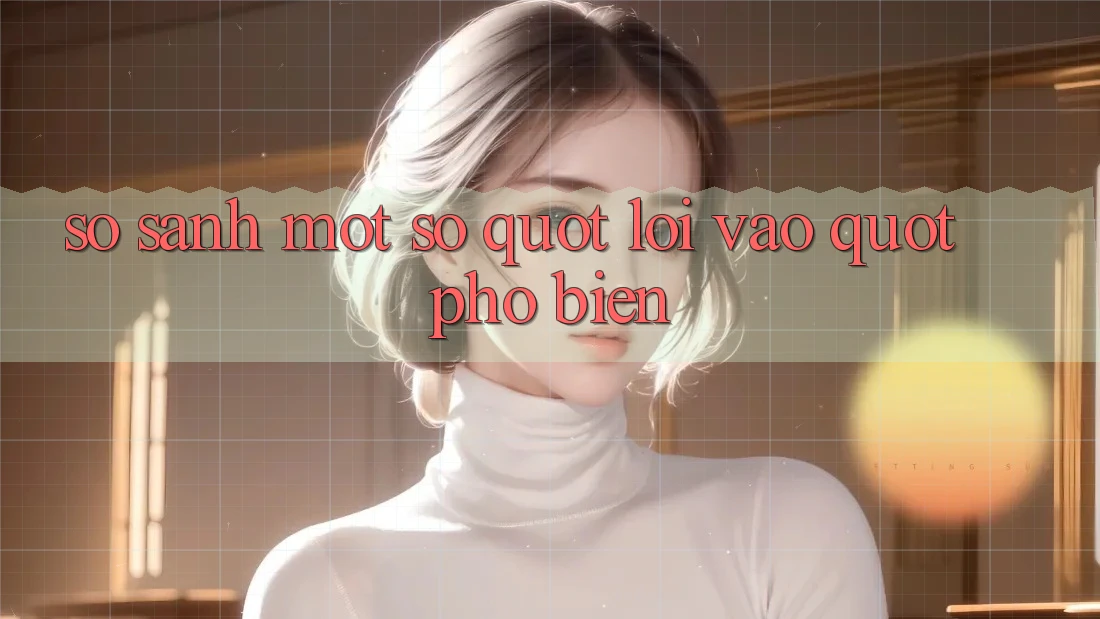 So Sánh Một Số " Lối Vào" Phổ Biến So Sánh Một Số " Lối Vào" Phổ Biến