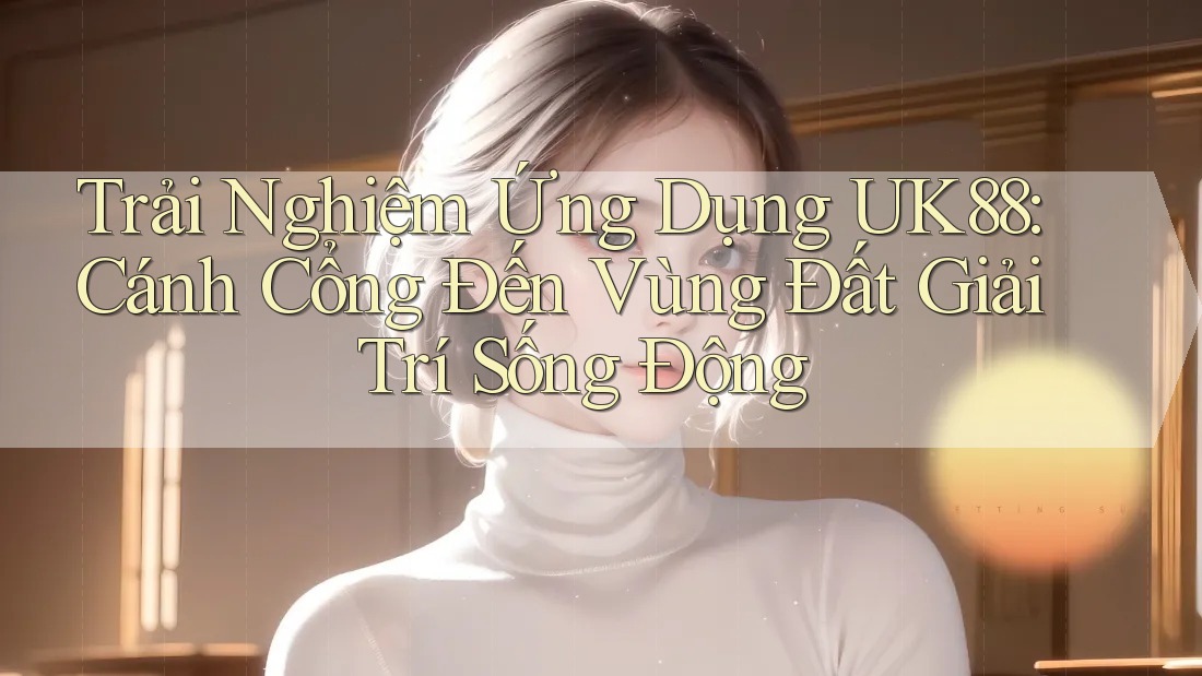 Trải Nghiệm Ứng Dụng UK88: Cánh Cổng Đến Vùng Đất Giải Trí Sống Động Trải Nghiệm Ứng Dụng UK88: Cánh Cổng Đến Vùng Đất Giải Trí Sống Động
