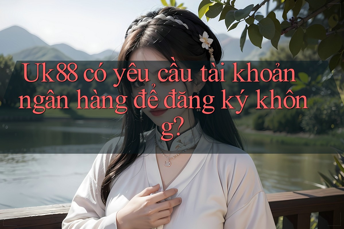Uk88 có yêu cầu tài khoản ngân hàng để đăng ký không?