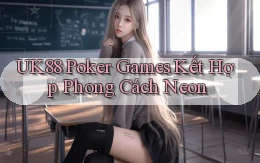 uk88  poker games kết hợp phong cách neon