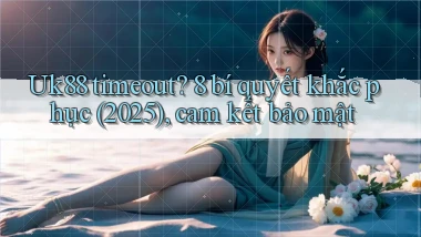 Uk88 timeout 8 bí quyết khắc phục (2025), cam kết bảo mật